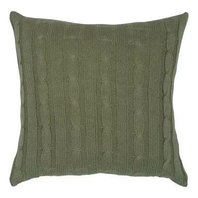 Rizzy Home Cable Knit Throw Pillow