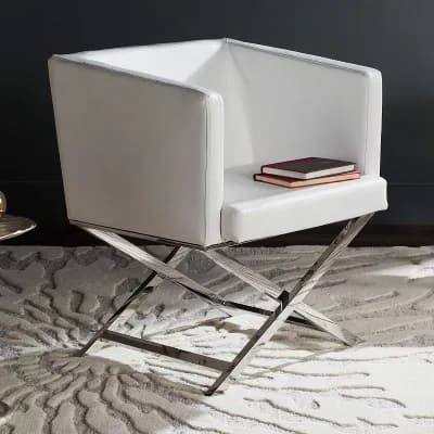 Safavieh Celine Faux-Leather Accent Chair