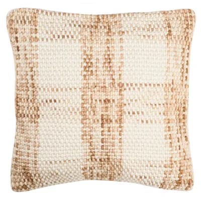 Safavieh Woven Plaid Throw Pillow