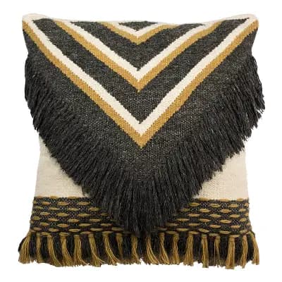 Safavieh Elettra Geometric Fringe Throw Pillow