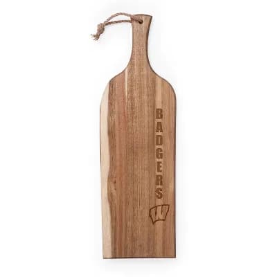 Wisconsin Badgers 24-Inch Artisan Acacia Serving Plank