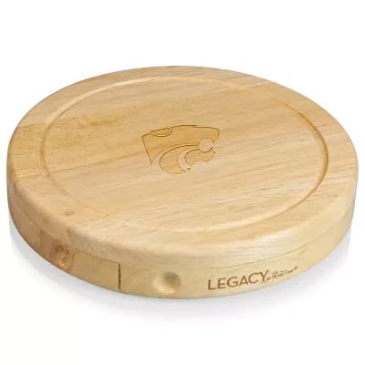 Kansas State Wildcats Brie Cheese Cutting Board Set