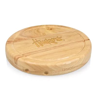 Picnic Time Nebraska Cornhuskers Circo Cheese Cutting Board Set