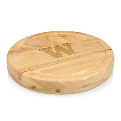 Picnic Time Washington Huskies Circo Cheese Cutting Board Set
