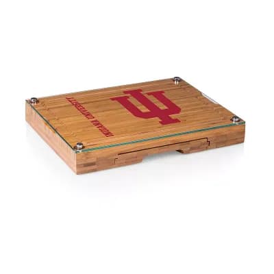 Indiana Hoosiers Concerto Glass-Top Cutting Board Set