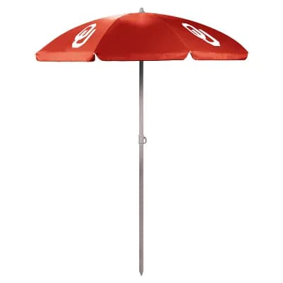 Picnic Time Oklahoma Sooners Portable Beach Umbrella