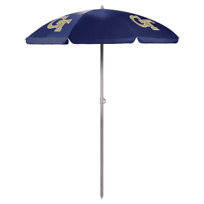 Picnic Time Georgia Tech Yellow Jackets Portable Beach Umbrella