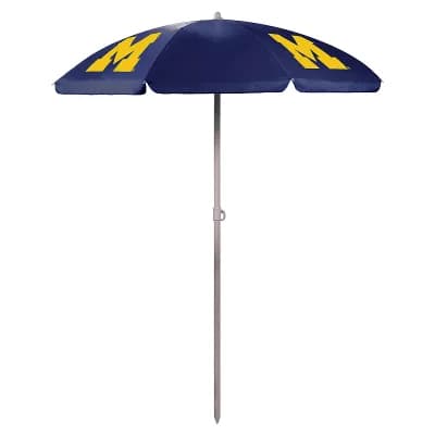 Picnic Time Michigan Wolverines Portable Beach Umbrella