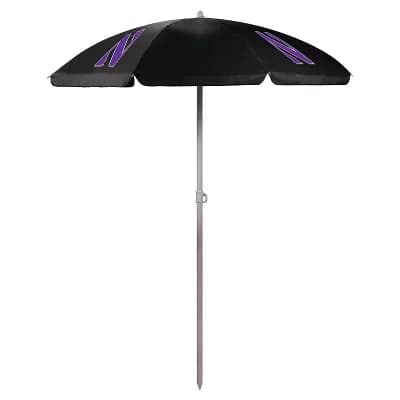 Picnic Time Northwestern Wildcats Portable Beach Umbrella
