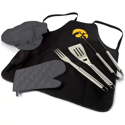 Picnic Time Iowa Hawkeyes BBQ Apron Pro Grill Set
