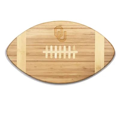 Oklahoma Sooners Touchdown Football Cutting Board Serving Tray