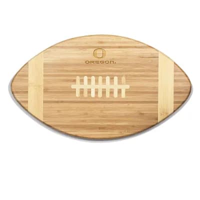 Oregon Ducks Touchdown Football Cutting Board Serving Tray