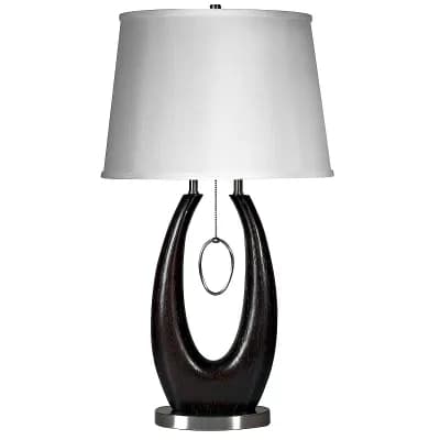 Walnut Finish Table Lamp