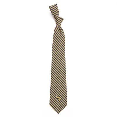 Men's West Virginia Mountaineers Gingham Tie