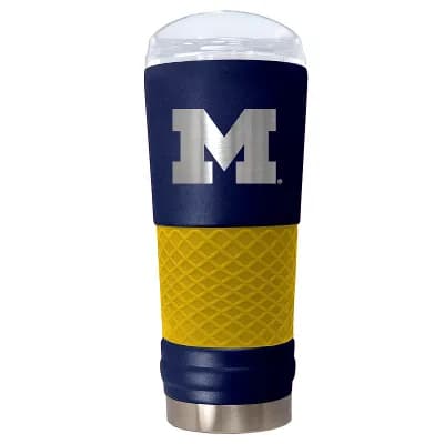Michigan Wolverines 24-oz. Vacuum Insulated Powder Coated Stainless Steel Tumbler