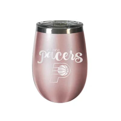 Indiana Pacers 12 oz. Rose Gold Wine Tumbler