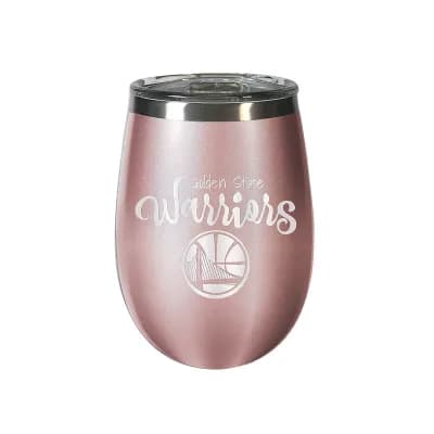 Golden State Warriors 12 oz. Rose Gold Wine Tumbler