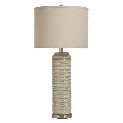 Anastasia Striped Base Table Lamp