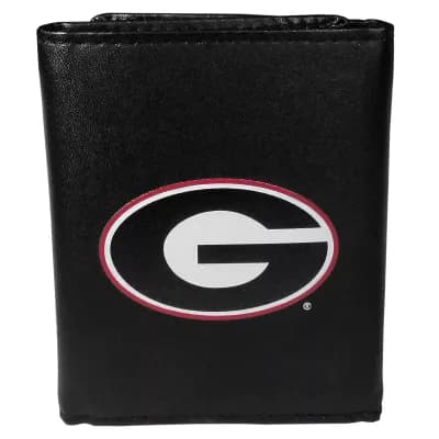 Men's Georgia Bulldogs Leather Tri-Fold Wallet
