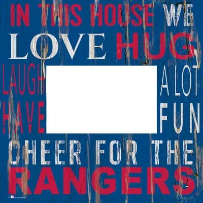 Texas Rangers 10" x 10" Picture Frame