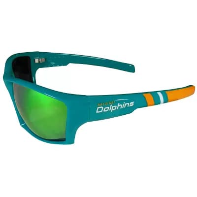 Adult Miami Dolphins Wrap Sunglasses