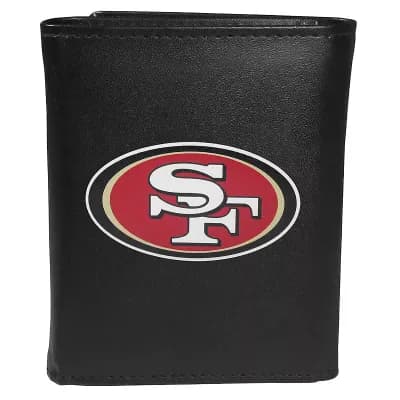 Men's San Francisco 49ers Printed Logo Tri-Fold Wallet
