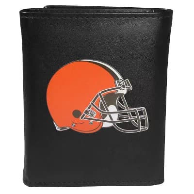 Men's Cleveland Browns Logo Tri-Fold Wallet