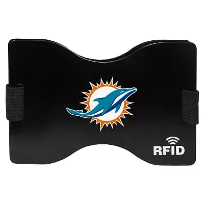 Men's Miami Dolphins Hardcase RFID Wallet