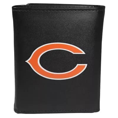 Men's Chicago Bears Logo Tri-Fold Wallet