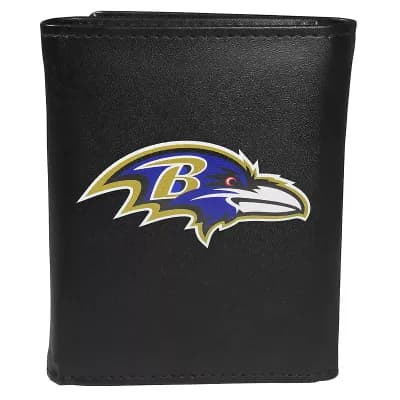 Men's Baltimore Ravens Logo Tri-Fold Wallet