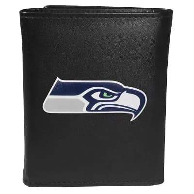Men's Seattle Seahawks Logo Tri-Fold Wallet