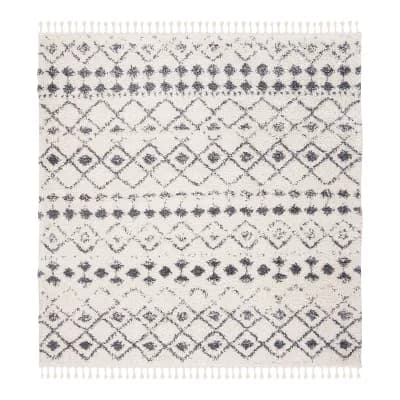 Safavieh Berber Olivia Rug Cream/Dark Gray