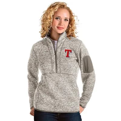 Women's Texas Rangers 1/2 Zip Pullover Sweater