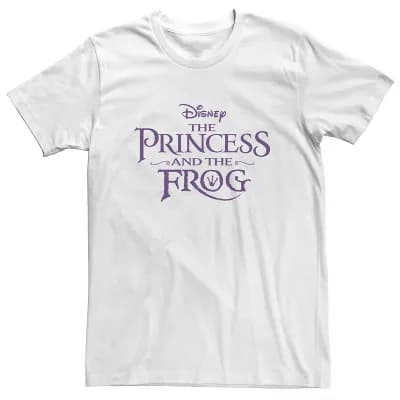 Disney's The Princess And The Frog Men's Classic Title Logo Tee