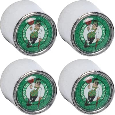 Boston Celtics 4-Pack Valve Stem Covers Set