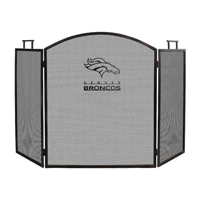 Denver Broncos Fireplace Screen
