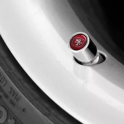San Francisco 49ers Valve Stem Covers