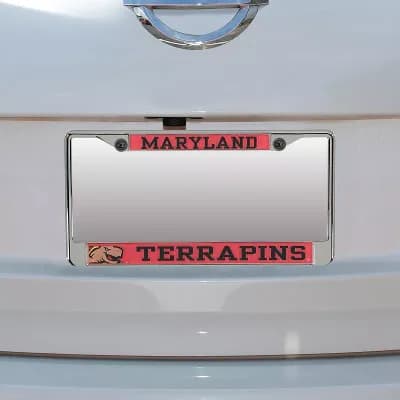Maryland Terrapins Small Over Large Mega License Plate Frame