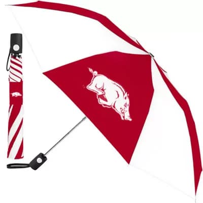 WinCraft Arkansas Razorbacks Cardinal/White 42" Folding Umbrella
