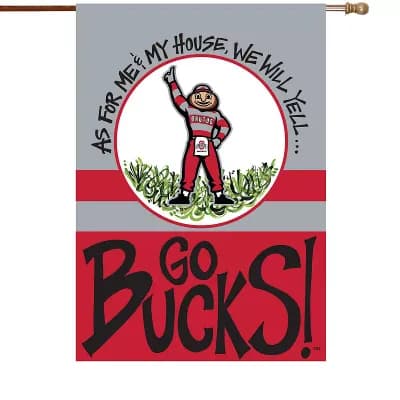 Ohio State Buckeyes 28" x 40" Double-Sided House Flag