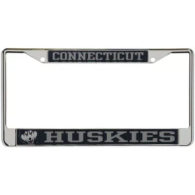 UConn Huskies Small Over Large Mega License Plate Frame