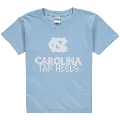 Youth Carolina Blue North Carolina Tar Heels Crew Neck T-Shirt