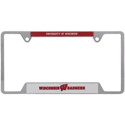 WinCraft Wisconsin Badgers License Plate Frame