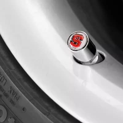 NC State Wolfpack Valve Stem Covers