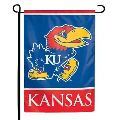 WinCraft Kansas Jayhawks 12" x 18" Double-Sided Garden Flag