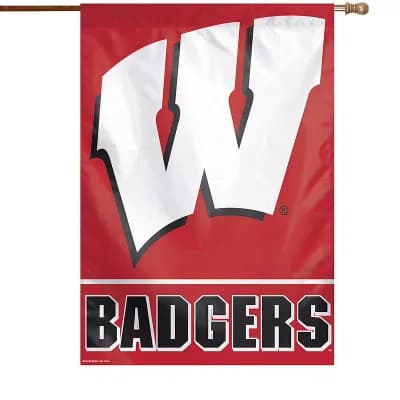 WinCraft Wisconsin Badgers 28" x 40" Primary Logo Single-Sided Vertical Banner