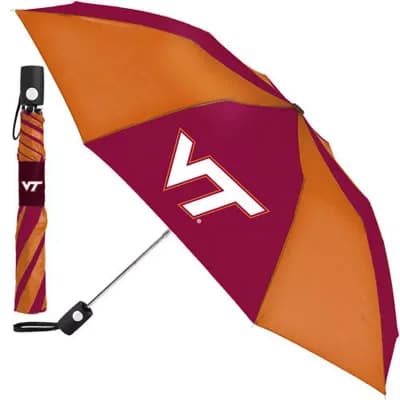 WinCraft Maroon/Orange Virginia Tech Hokies 42'' Folding Umbrella