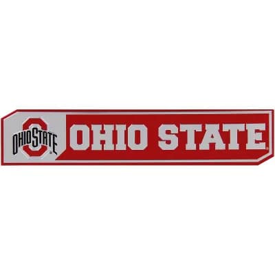 Ohio State Buckeyes 8.75" x 1.75" 2-Pack Truck Emblem