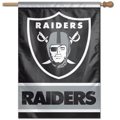 WinCraft Oakland Raiders 28" x 40" Wordmark Single-Sided Vertical Banner