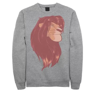 Disney's The Lion King Simba Men's King Of Pride Rock Sweatshirt